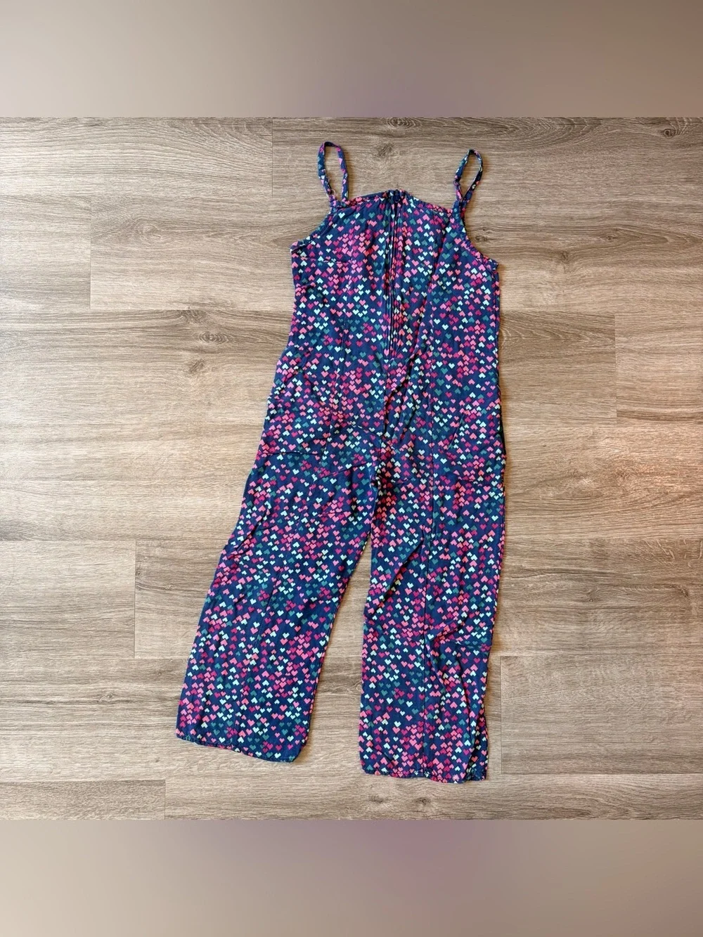 Blush by Us Angels little girls heart print jumpsuit